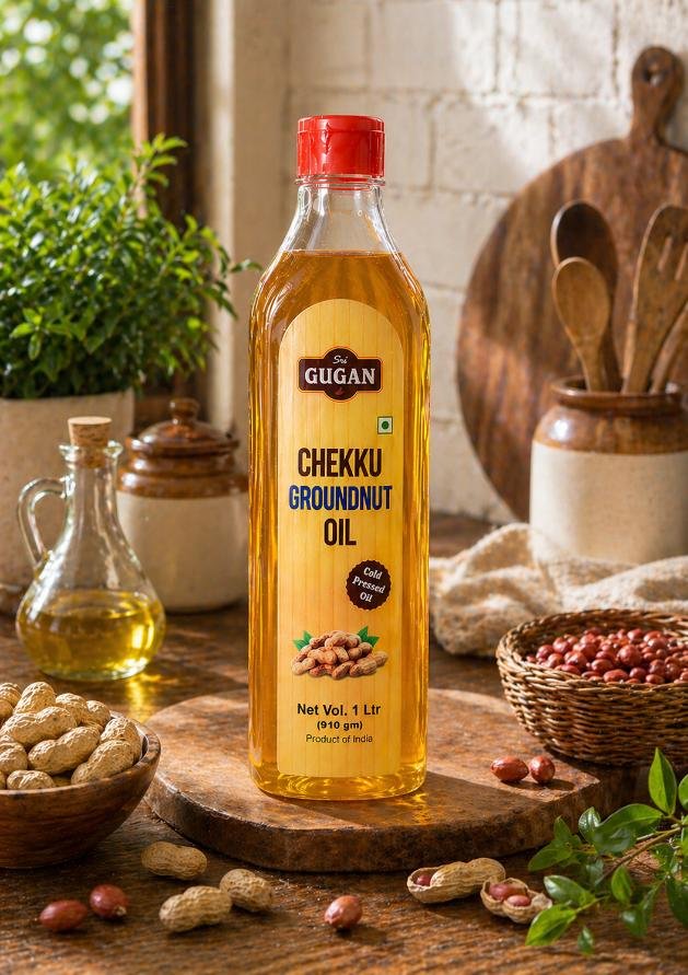 Cold Pressed Groundnut Oil